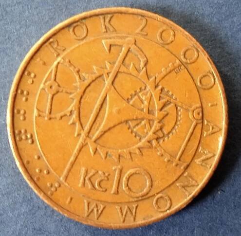 10 Kč 2000 - Milénium (orloj)