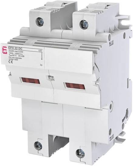 ETI 002570213 Pojistkový odpojovač PV 1000V/DC EFH 22 DC LED 2p