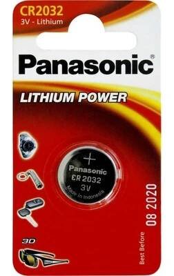 Obrázek produktu pro Panasonic Batterie Knopfzelle CR2032 3.0V Lithium       1St.