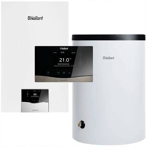 Sada Vaillant ecoTEC Plus VC 15CS/1-5 + VIH R 120/6B zásobník + regulátor EAN (GTIN) 5907667598848