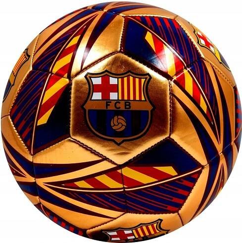 Zlatý míč FC Barcelona Velikost 5 Originální fotbalová licence GOLD