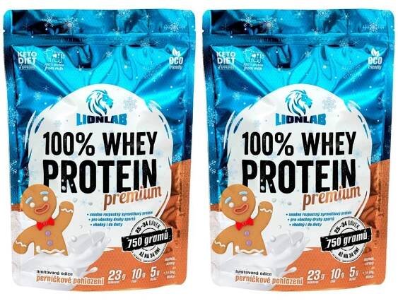 Lionlab 100 % Whey Protein 750 g - 1+1