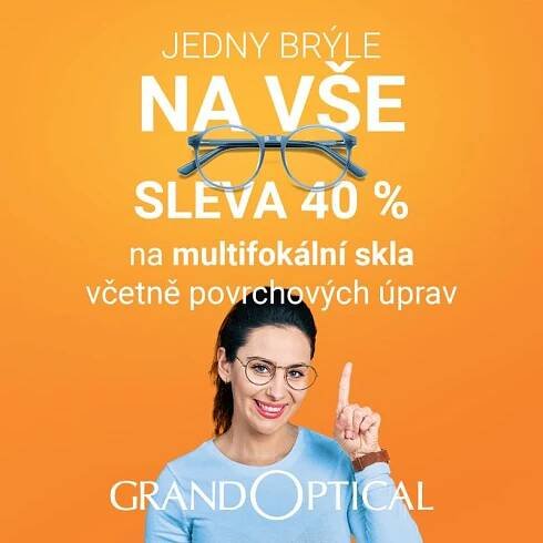 Sleva na multifokální skla v GrandOptical!