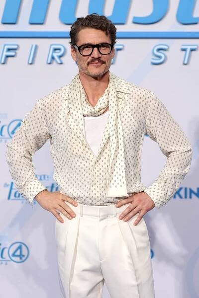 Pedro Pascal at an event for Fantastická 4: První kroky (2025)