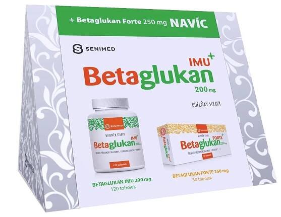 Betaglukan IMU+ 200 mg 120 tobolek + Betaglukan FORTE+ 30 tobolek