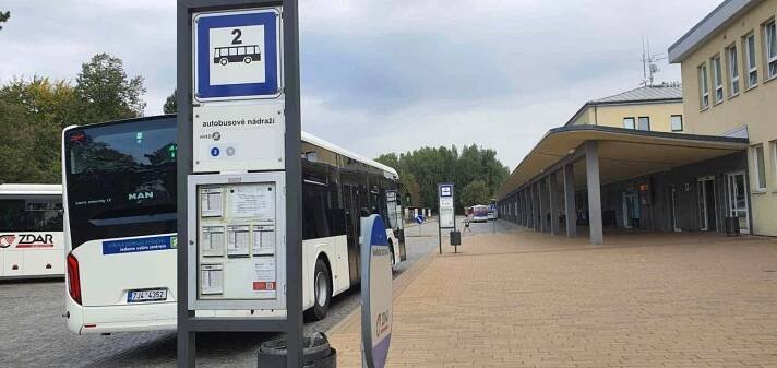 Autobusové nádraží Žďár nad Sázavou