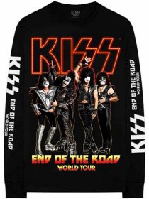 KISS tričko dlouhý rukáv, End Of The Road Tour BP, pánské