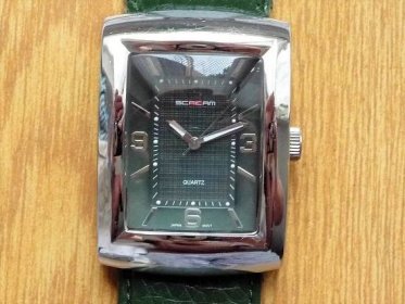 Náramkové hodinky SCREAM quartz #47-54 - Starožitnosti