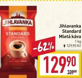 Billa Jihlavanka Standard Mletá káva 1kg nabídka