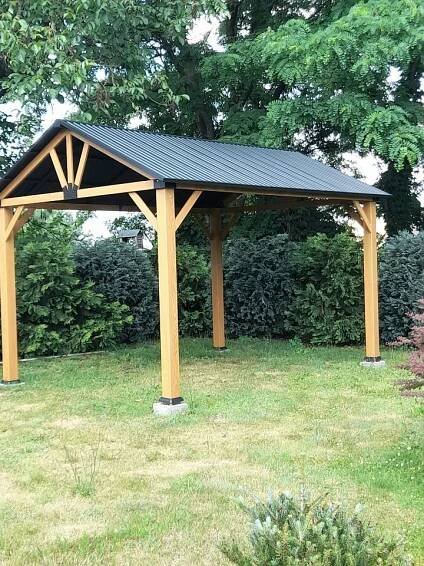 Zahradní altán Pergola hliníková velká zahradní přístřešek Ocel pozinkovaná Výrobce Bello Giardino