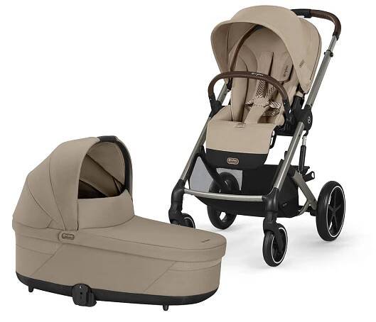 CYBEX Kočárek kombinovaný Balios S Lux Almond Beige Gold 2024