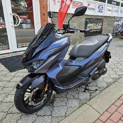 Skútr SYM JET X 125 L/C, CBS, MATNÁ MODRÁ - EURO 5, ZÁRUKA do 31.03.2029