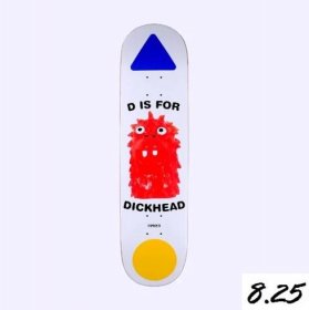 Quasi Dick Rizzo Dickhead Deck 8.25 x 31.75 インチ (クワージー クワジ クアージー クアジ ディックリゾ ディックヘッド デッキ 8.25インチ)