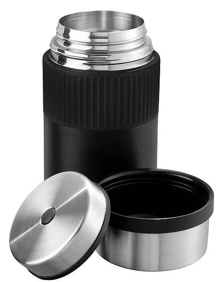 Termoska na jídlo Esbit Sculptor Food Jug with Sleeve 1L - black