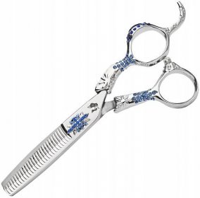 Enzo Wolf Degloving Pravé Nůžky 5,5 Sapphire Ofsetové Nůžky Na Vlasy Pro Salony Professional Line