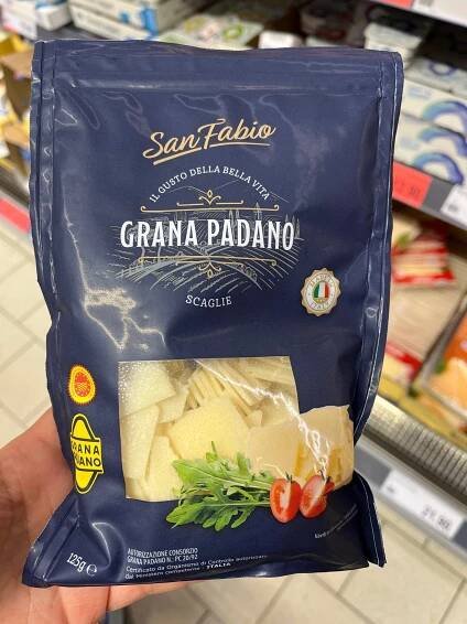 Podrobné informace o potravině Grana Padano