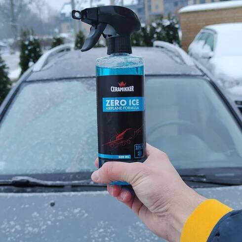 SILNÝ odmrazovač skel Spray ZERO ICE AIRPLANE FORMULA Odmrazovací kapalina Váha výrobku včetně jednotkového obalu 0.65 kg