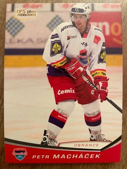Petr Macháček - České Budějovice - Hokejové karty