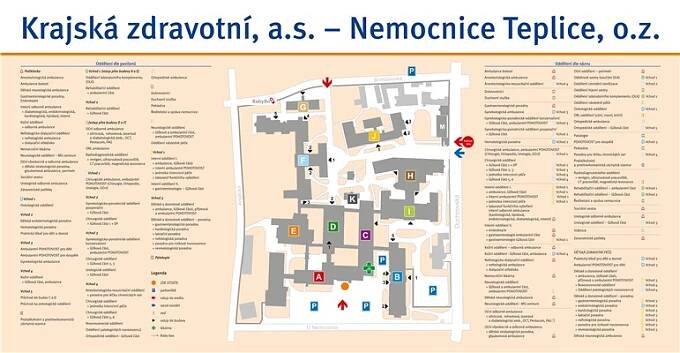 Mapa areálu 