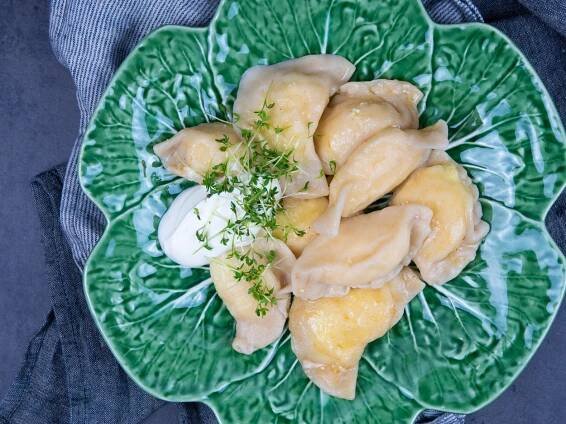 Pierogi s domácí ricottou a uzeným sýrem