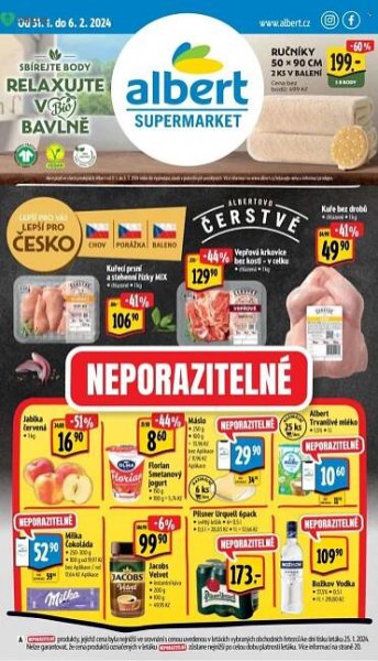 Albert Supermarket leták akce od 31.01.2024 do 06.02.2024 NEAKTUÁLNÍ ...