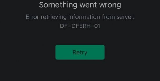 Cómo solucionar el error DF-DFERH-01
