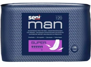 Seni Man Super inkontinenční vložky pro muže 20ks