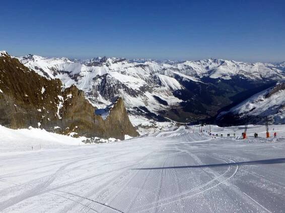 Ski resort Hintertux Glacier (Hintertuxer Gletscher)