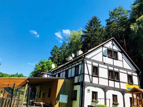 Pension Pod Kaštany Srbská Kamenice Exteriér fotografie