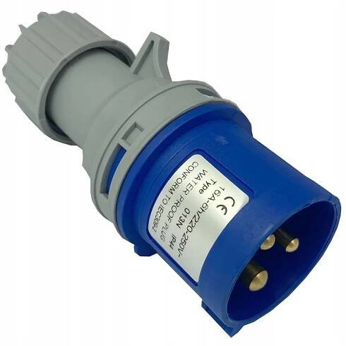 ADAPTÉR ZÁSTRČKA ZÁSUVKA CEE 230V 250V 16A IP44