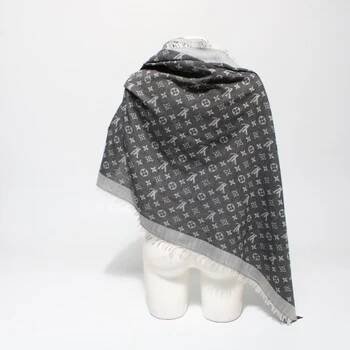 Dámský šátek Louis Vuitton, šedý