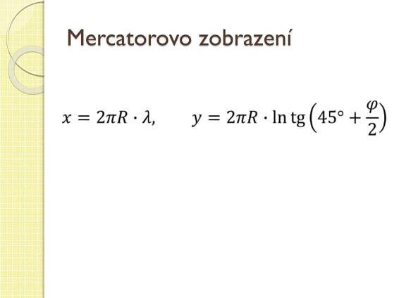 PPT - Mercatorova projekce PowerPoint Presentation, free download - ID:4898487