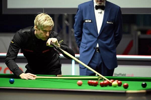 Neil Robertson has been knocked out of Crucible qualifying