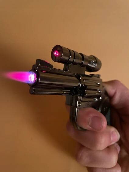 COLT Zapalovač Plynový hořák Žárová pistole Revolver a Laser Metal za 286.00CZK - Allegro