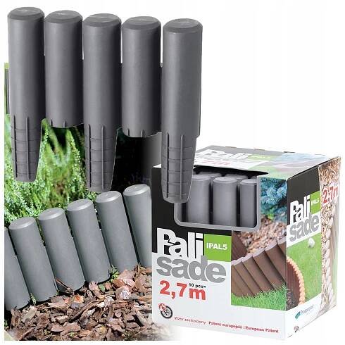 Prosperplast IPAL5 270 x 15,5cm šedá set 10 ks
