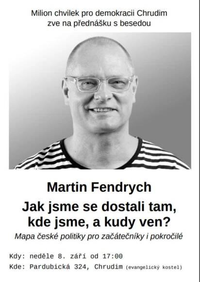 08.09.2019 - Jak jsme se dostali tam, kde jsme, a kudy ven? - Chrudim