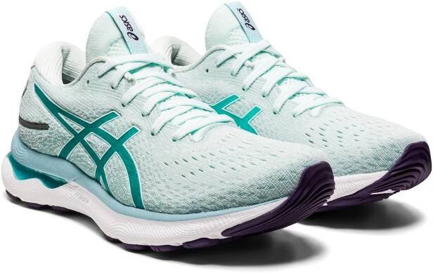 Dámské běžecké boty Asics GEL-NIMBUS 24 W zelené | AD Sport