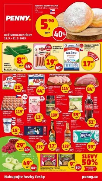 Speciality z akčního letáku týdne PENNY od 15. 5.