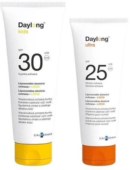 Daylong Kids SPF30 lócio + ultra SPF25 lócio 100ml 200 ml