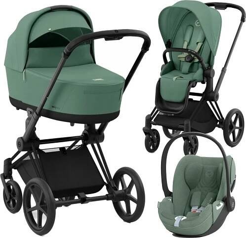 CYBEX Rám Priam 4.0, Seat Pack, Lux Carry Cot + Cloud T i-Size Plus 2025 Leaf Green