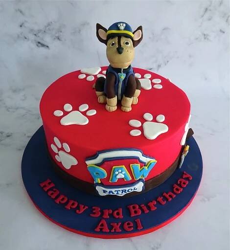 "Paw Patrol Chase Cake"