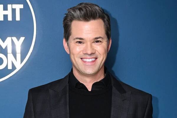 Andrew Rannells poses backstage on on THE TONIGHT SHOW Tuesday, January 7, 2025