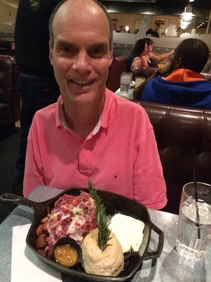 Brian Ferguson reviewing restaurants