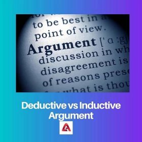 Deductive vs Inductive Argument