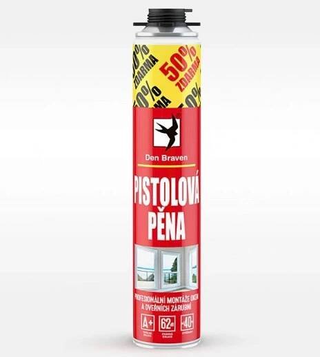 DEBBEX Montážní pěna, pistolová dóza 500+250 ml