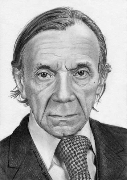 Josef Kemr  A4, tužky | Bianco e nero, Ritratti