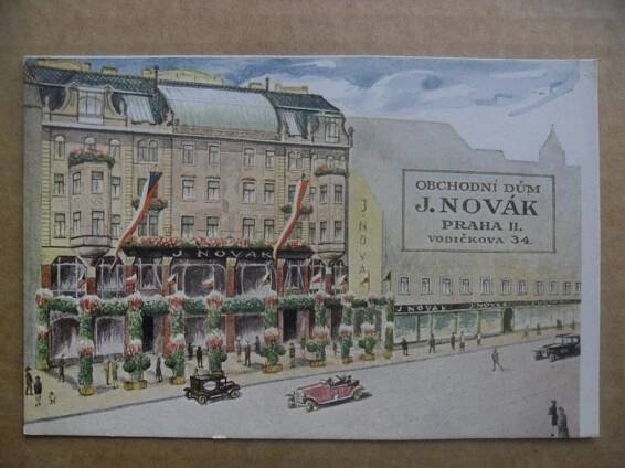 Praha Vodičkova ul. dům u Nováků