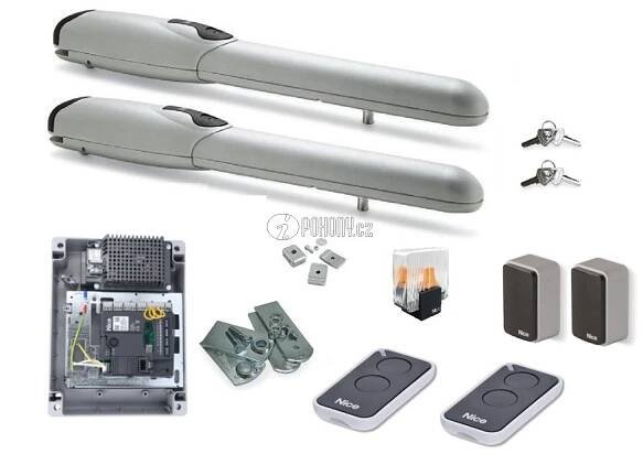 NICE WINGO4024 KIT - kompletní sada wingokit s pohony wingo pro dvoukřídlou bránu do 4m