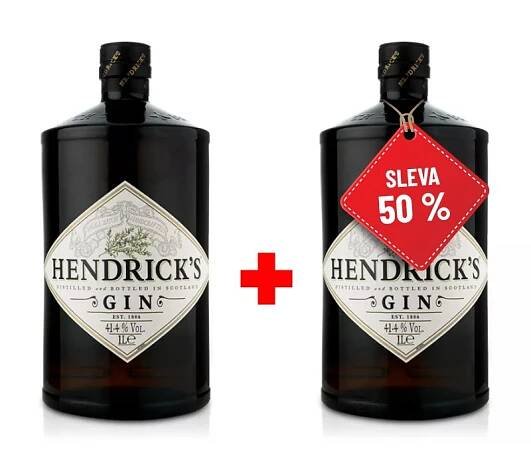 Výhodný balíček: 2x Hendrick ́s Gin 1L s 20% slevou