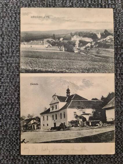 Stará pohlednice Hřešihlavy - Pohlednice místopis